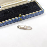 Sterling Silver Smart Flat Shoe Charm Pendant Vintage c1970