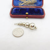 Sterling Silver Beads Charm Pendant Vintage c1970