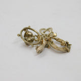 Sterling Silver Wedding Slipper, Horseshoe & Bells Charm Pendant Vintage c1970