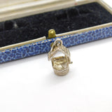 Sterling Silver Good Luck Wishing Well Charm Pendant Vintage c1970