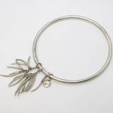 Sterling Silver Studio Jewellery Bangle Bracelet Vintage London c1990