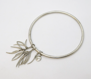 Sterling Silver Studio Jewellery Bangle Bracelet Vintage London c1990