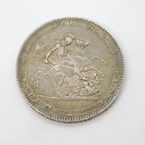 King George III Silver LX Crown Coin Antique 1820 Fine Condition