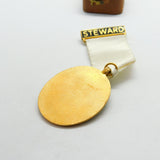 Gold Plated & Enamel Masonic Jewel Medal 'Masonic Institution for Girls' 1970