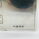 Victorian Novelty Sterling Silver Port Ship's Lantern Inkwell AF Antique 1899