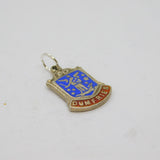 Sterling Silver Dumfries Enamel Shield Travel Souvenir Charm Vintage c1970s