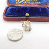 Sterling Silver Beer Tankard Charm Pendant Vintage c1970