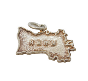 Sterling Silver Herm Island Charm Pendant Vintage c1970s