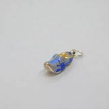 Sterling Silver Enamel Windmill Scene Clog Shoe Charm Pendant Vintage c1970s