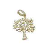 Sterling Silver Tree Of Life Charm Pendant Contemporary c2010s