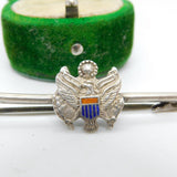 WWII Sterling Silver US Air Force Sweetheart Brooch Antique c1940