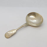 Victorian Sterling Silver Fiddle Pattern Tea Caddy Spoon Antique 1843 London