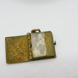 Brass & Enamel British Royal Souvenir Photobook Antique c1920 George V