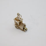 Sterling Silver Opening Church With Couple Inside Charm Pendant Vintage c1970