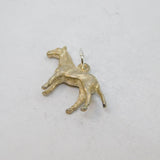 Sterling Silver Horse Or Pony Charm Pendant Vintage c1970