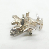 Sterling Silver Water Plane Hovercraft Style Charm Vintage c1970