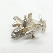 Sterling Silver Water Plane Hovercraft Style Charm Vintage c1970