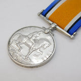 WW1 Silver British Army War Medal A.E Burton, Ord. RN Antique c1918