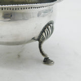Irish George III Sterling Silver Beaded Bowl Antique 1795 Dublin George West