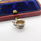Sterling Silver Classical Bowl Charm Pendant Vintage c1970