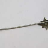 Victorian Sterling Silver Star Shaped Stick Pin Antique c1890
