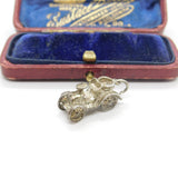 Sterling Silver Motor Car Charm Pendant Vintage c1970
