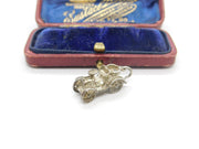 Sterling Silver Motor Car Charm Pendant Vintage c1970
