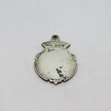 Sterling Silver Gilt Shield & Crown Form Fob Medal Antique 1921 Birmingham