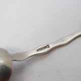 Sterling Silver & Enamel Maple Leaf Souvenir Spoon Vintage c1970