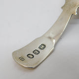 George III Sterling Silver Tea Caddy Spoon Antique 1806 London Josiah Snatt