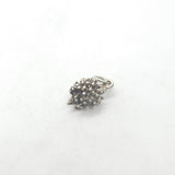 Sterling Silver Prickly Hedgehog Charm Pendant Vintage c1970