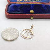 Sterling Silver 21st Birthday Charm Pendant Vintage c1970