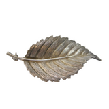 Sterling Silver Figural Leaf Pattern Brooch Pin Vintage 1982 London