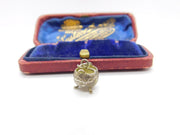 Sterling Silver Little Bucket Charm Pendant Vintage c1970