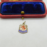 Sterling Silver & Enamel 'Glencoe Scotland Charm Pendant Vintage c1970