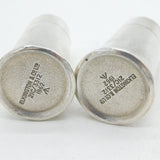 Elkington & Co. Pair of Silver Plated RAF Salt & Pepper Shakers Vintage 1962