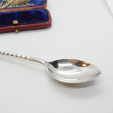 Sterling Silver & Enamel Portrush Souvenir Spoon 1932 Birmingham Antique