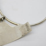 George III Sterling Silver Madeira Bottle Neck Collar Antique 1805 London