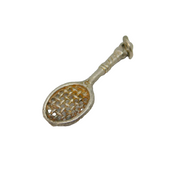 Sterling Silver Tennis Racket Charm Pendant Vintage c1970s
