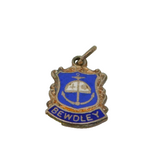 Sterling Silver Bewdley Travel Souvenir Shield Charm Pendant Vintage c1970