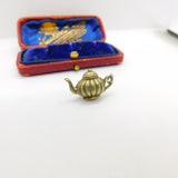 Sterling Silver Genie's Lamp Charm Pendant Vintage c1970