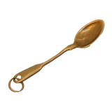 Victorian 9ct Rose Gold Snuff Spoon Charm or Pendant Antique c1890s