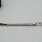 Boxed Set of Sterling Silver & Enamel Propelling Trumps Pencils Vintage