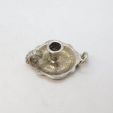 Sterling Silver Chamberstick Charm Pendant Vintage c1970s