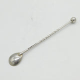 Scottish Victorian Sterling Silver Cocktail Mixing Combination Spoon Antique
