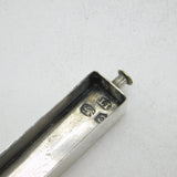 George III Sterling Silver Double-End Toothpick Holder Antique 1800 Birmingham