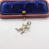 Sterling Silver Sagittarius the Archer Charm Pendant Vintage c1970