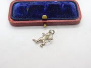 Sterling Silver Sagittarius the Archer Charm Pendant Vintage c1970