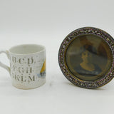 19th Century Italian Floral Micro Mosaic Picture Frame Antique c1880s