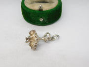 Sterling Silver Ballerina Charm Pendant Vintage c1970